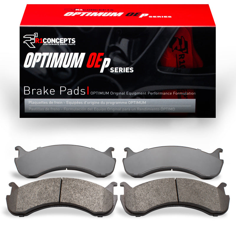 R1 Front & Rear OE Brake Pads 1998-2025 Beaver Motorcoach/Blue Bird Bus & More - 2551-0786-00
