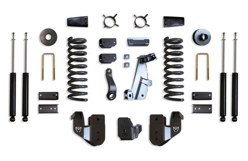 MaxTrac 14-18 Dodge RAM 2500 4WD 4in Lift Kit w/ Radius Arm Brackets & Vulcan 2.0 IFP Shocks