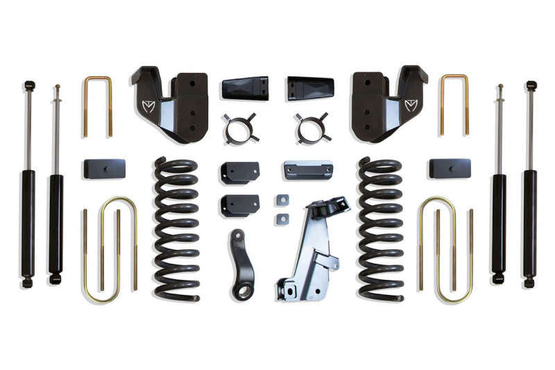 MaxTrac 13-18 Dodge RAM 3500 4WD 8in Lift Kit w/ Radius Arm Brackets & Vulcan 2.0 IFP Shocks