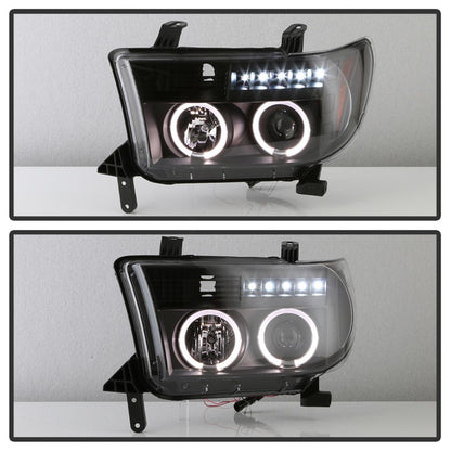 Spyder Signature Toyota Tundra 07-13 / Sequoia 08-13 Projector Headlights - (PRO-YD-TTU07-HL-BKV2) SPYDER