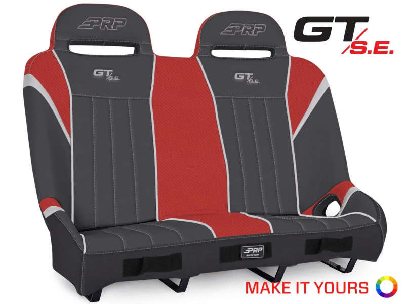 PRP Polaris RZR XP4 1000/XP4 Turbo/XP4 Turbo S GT/S.E. Rear Suspension Bench Seat A60-POR1K