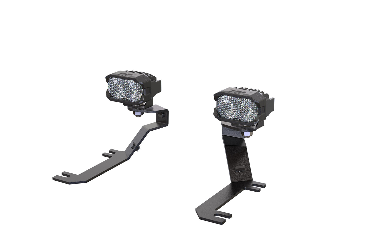 Morimoto 2Banger Ditch Light Kit: 2019+ Sierra 1500 (NCS Yellow Combo Beam)