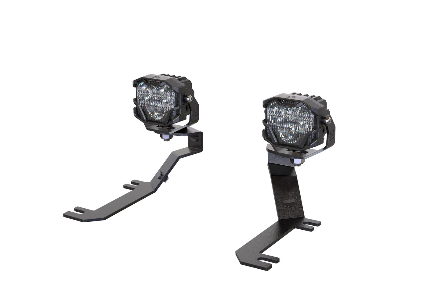 Morimoto 4Banger Ditch Light Kit: 2019+ Sierra 1500 (HXB Yellow SAE Wide Beam)