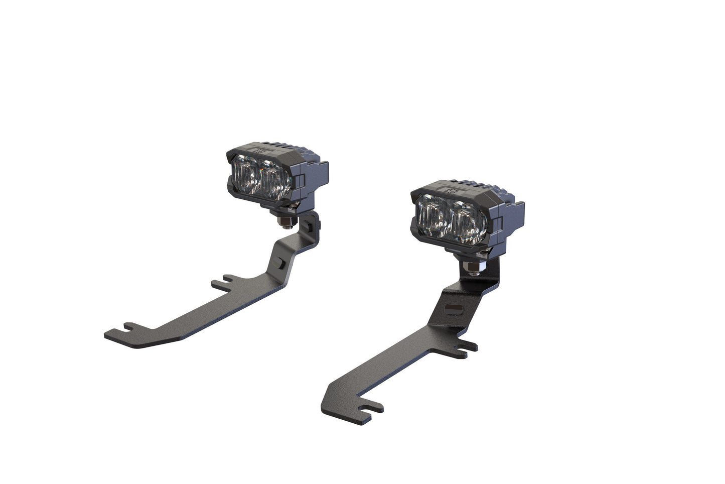 Morimoto 2Banger Ditch Light Kit: 2020+ Silverado HD (NCS Yellow Combo Beam)