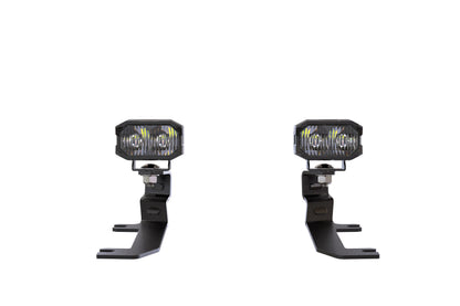 Morimoto 2Banger Ditch Light Kit: 2020+ Silverado HD (HXB Yellow Spot Beam)
