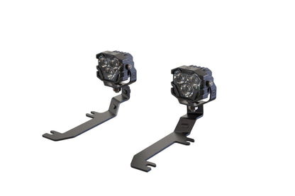 Morimoto 4Banger Ditch Light Kit: 2020+ Silverado HD (HXB White Spot Beam)