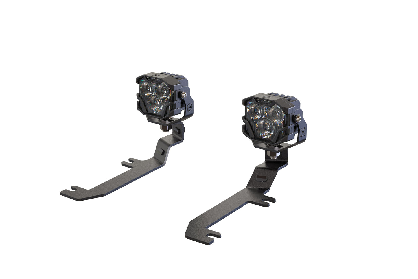 Morimoto 4Banger Ditch Light Kit: 2020+ Silverado HD (NCS Yellow Combo Beam)