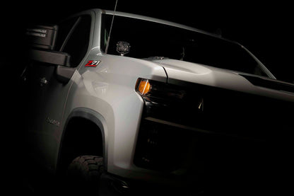 Morimoto 4Banger Ditch Light Kit: 2020+ Silverado HD (HXB White Spot Beam)