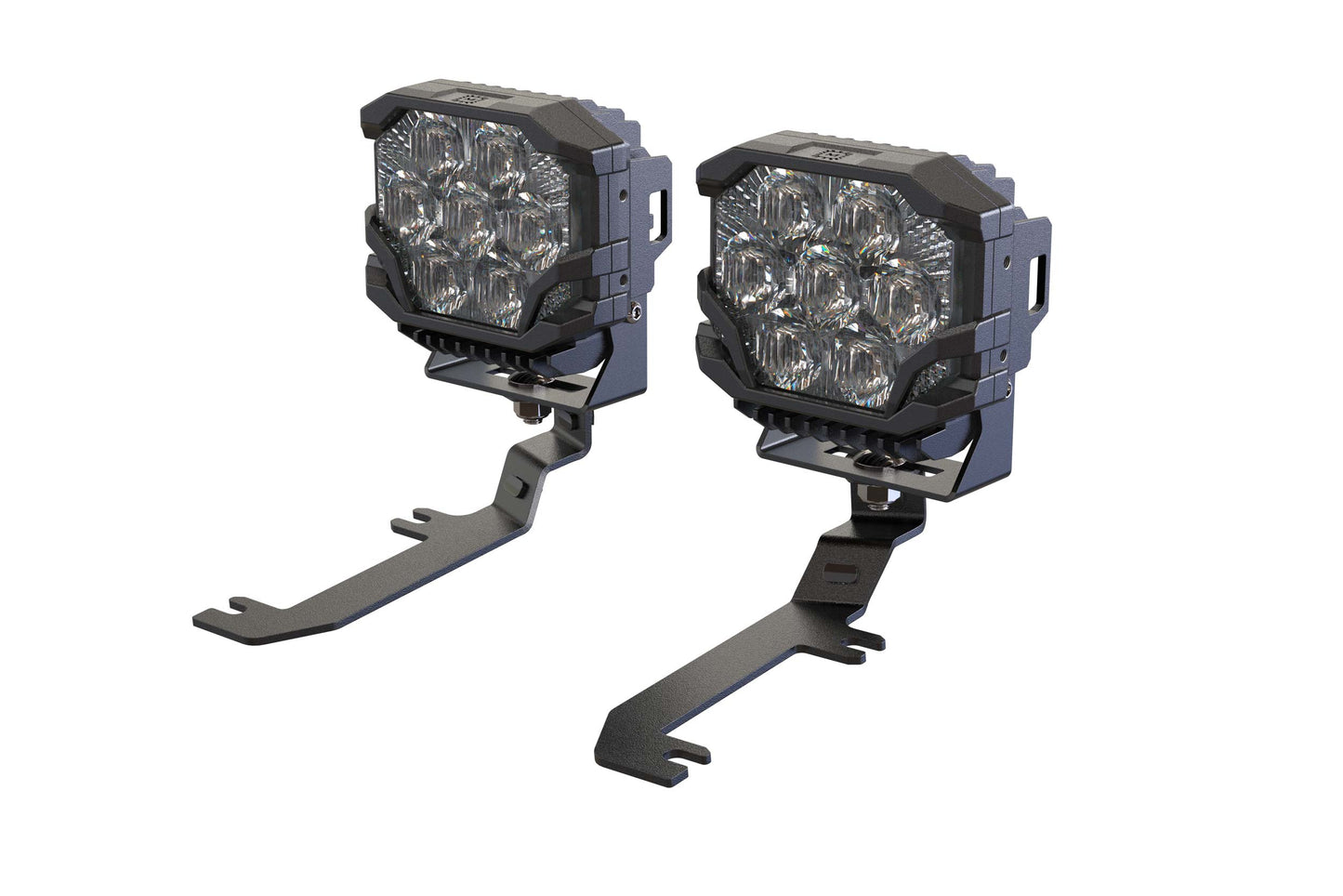 Morimoto BigBanger Ditch Light Kit: 2020+ Silverado HD (HXB White Combo Beam)