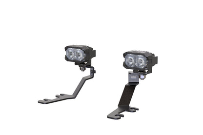 Morimoto 2Banger Ditch Light Kit: 2021+ Bronco Sport (HXB Yellow Spot Beam)