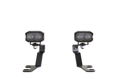 Morimoto 2Banger Ditch Light Kit: 2021+ Bronco Sport (HXB Yellow Spot Beam)