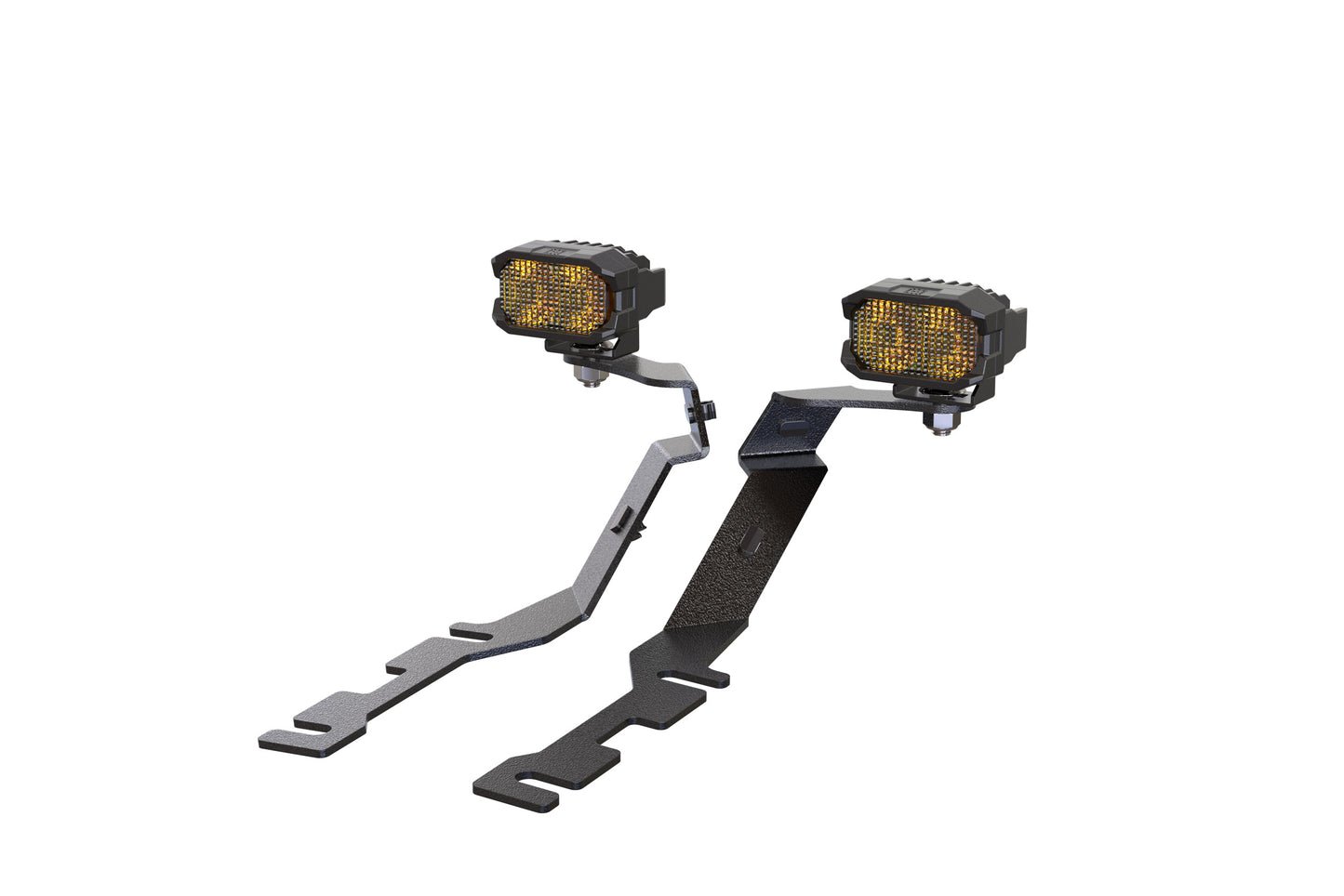 Morimoto 2Banger Ditch Light Kit: 2019+ Ram 1500 (NCS Yellow Flood Beam)