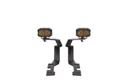 Morimoto 2Banger Ditch Light Kit: 2019+ Ram 1500 (NCS Yellow Flood Beam)