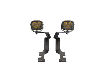 Morimoto 4Banger Ditch Light Kit: 2019+ Ram 1500 (HXB Yellow Flood Beam)
