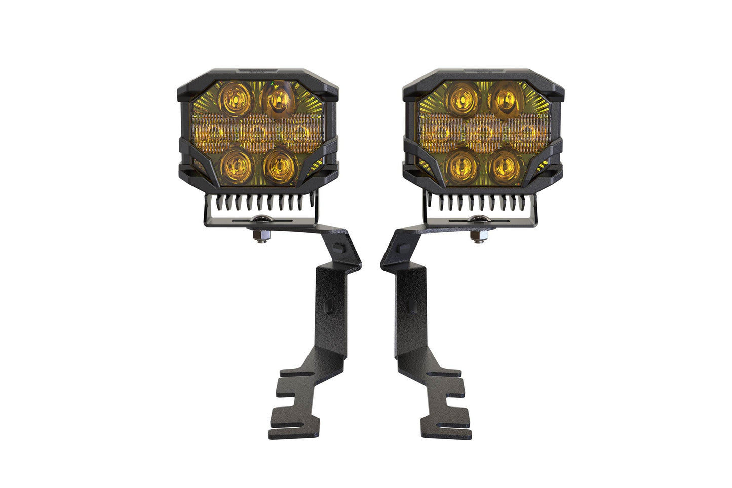 Morimoto BigBanger Ditch Light Kit: 2019+ Ram 1500 (HXB Yellow Spot Beam)