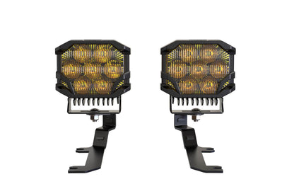Morimoto BigBanger Ditch Light Kit: 2019+ Silverado 1500 (NCS Yellow Spot Beam)