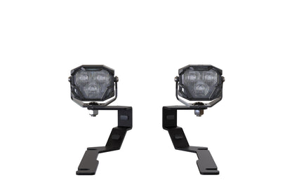 Morimoto 4Banger Ditch Light Kit: 15-20 Tahoe/Suburban (NCS Yellow Spot Beam)