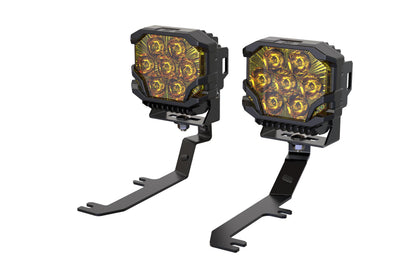 Morimoto BigBanger Ditch Light Kit: 2020+ Sierra HD (NCS Yellow Combo Beam)