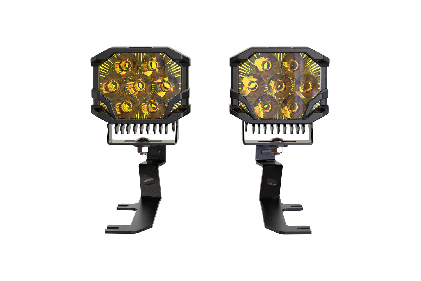 Morimoto BigBanger Ditch Light Kit: 2020+ Sierra HD (NCS Yellow Combo Beam)