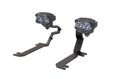 Morimoto 2Banger Ditch Light Kit: 15-17 Ford Mustang (HXB White Flood Beam)