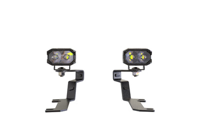 Morimoto 2Banger Ditch Light Kit: 15-17 Ford Mustang (HXB Yellow Flood Beam)