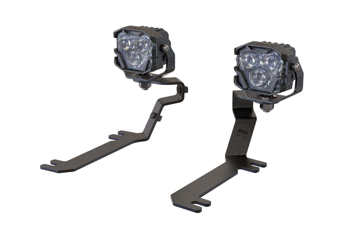 Morimoto 4Banger Ditch Light Kit: 15-17 Ford Mustang (HXB White SAE Wide Beam)