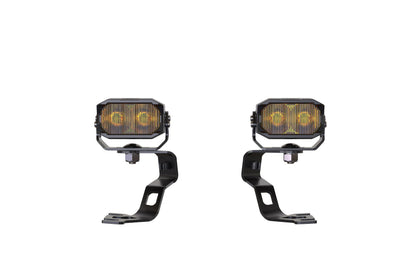 Morimoto 2Banger Ditch Light Kit: 09-21 Nissan 370Z (NCS Yellow Spot Beam)