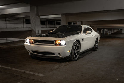Morimoto 2Banger Ditch Light Kit: 08-23 Dodge Challenger (NCS Yellow SAE Wide Beam)