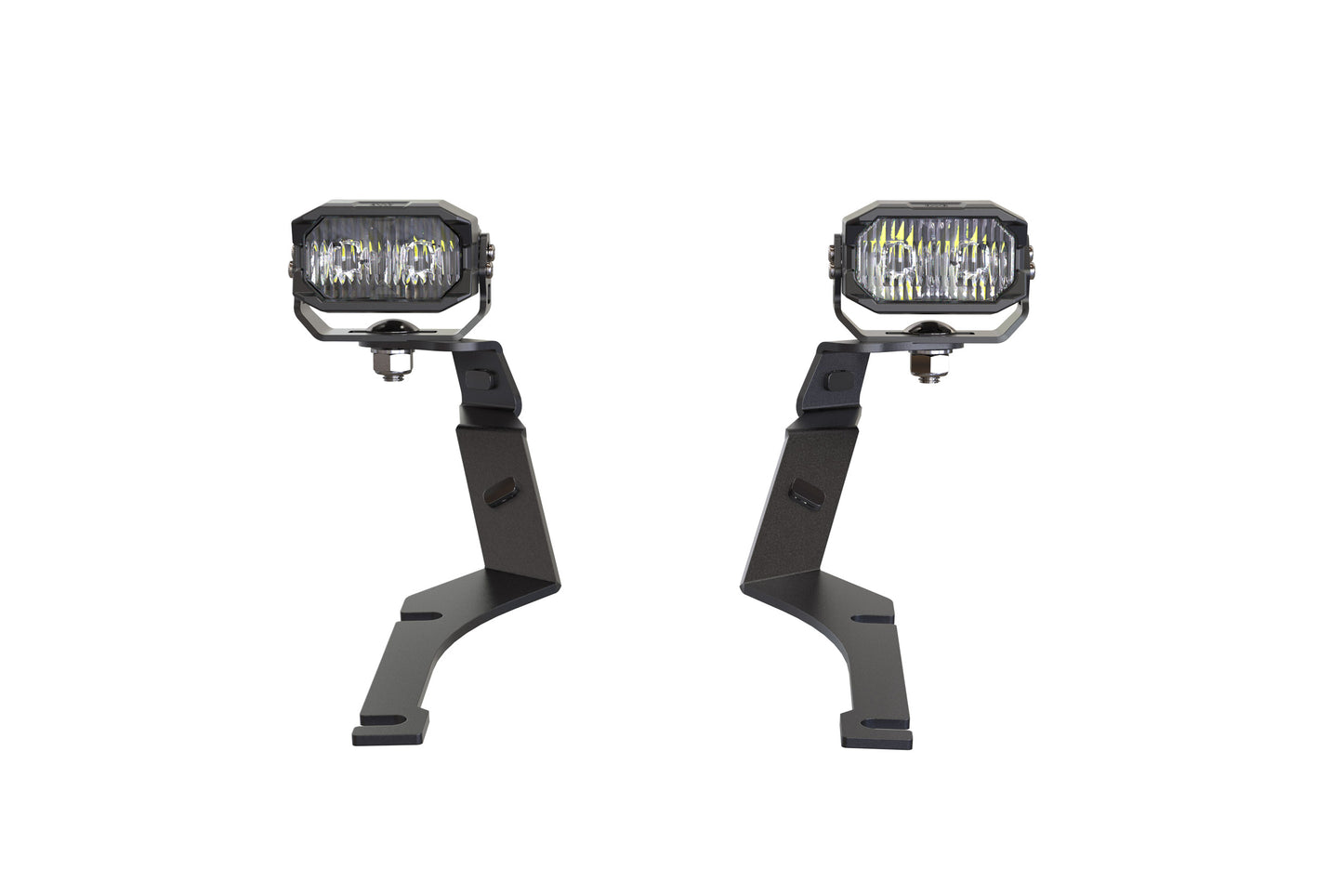 Morimoto 2Banger Ditch Light Kit: 15-23 Dodge Charger (NCS Yellow Flood Beam)