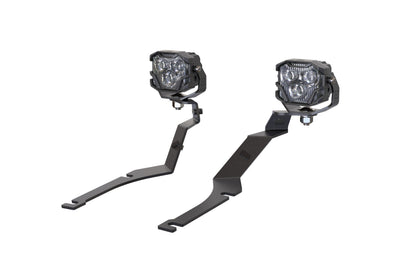 Morimoto 4Banger Ditch Light Kit: 15-23 Dodge Charger (NCS White Spot Beam)