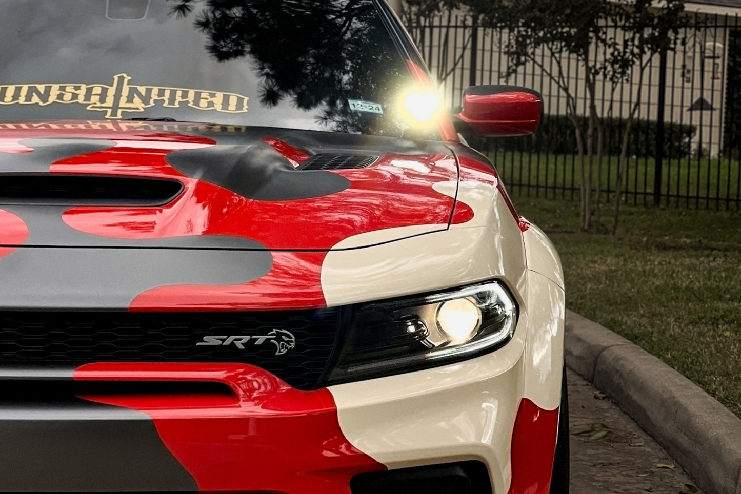 Morimoto 4Banger Ditch Light Kit: 15-23 Dodge Charger (HXB White Combo Beam)
