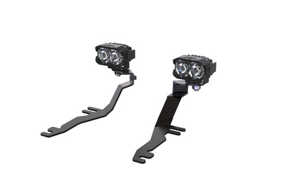 Morimoto 2Banger Ditch Light Kit: 2024+ Ford Mustang (HXB White SAE Wide Beam)