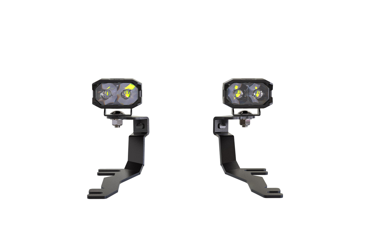 Morimoto 2Banger Ditch Light Kit: 2024+ Ford Mustang (NCS Yellow Flood Beam)