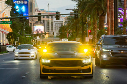 Morimoto 2Banger Ditch Light Kit: 2024+ Ford Mustang (NCS Yellow Flood Beam)