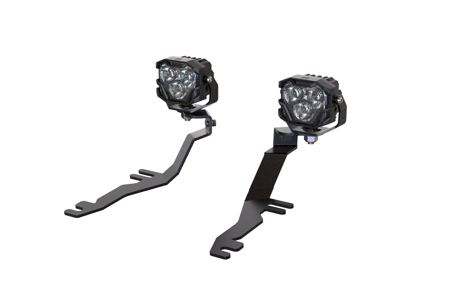 Morimoto 4Banger Ditch Light Kit: 2024+ Ford Mustang (HXB Yellow Spot Beam)