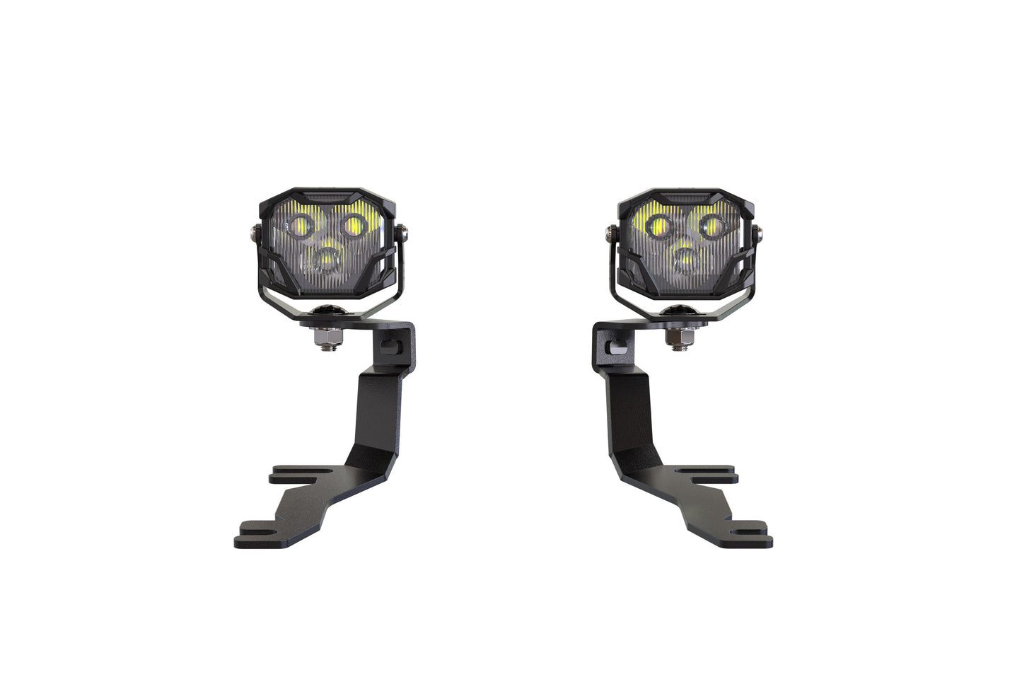 Morimoto 4Banger Ditch Light Kit: 2024+ Ford Mustang (HXB Yellow Spot Beam)