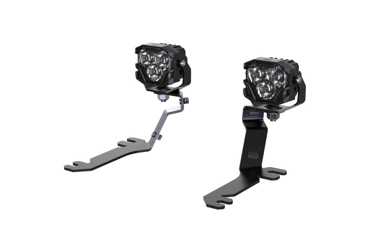 Morimoto 4Banger Ditch Light Kit: 18-23 Ford Mustang (HXB White SAE Wide Beam)