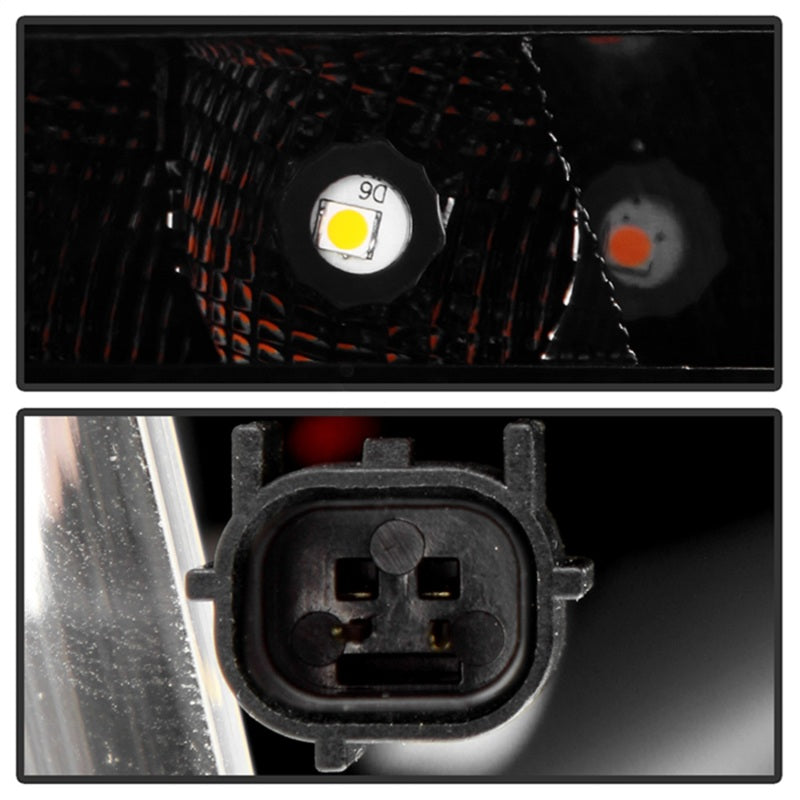Spyder 16-19 Honda Civic 5 Door Hatchback Light Bar LED Tail Lights - Black Chrome(ALT-YD-HC16HB-BC) SPYDER