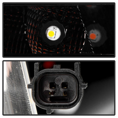 Spyder 16-19 Honda Civic 5 Door Hatchback Light Bar LED Tail Lights - Black Chrome(ALT-YD-HC16HB-BC) SPYDER