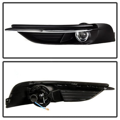 Spyder Chrysler 200 2011-2014 OEM Fog Light W/Universal Switch- Clear FL-C20011-C SPYDER