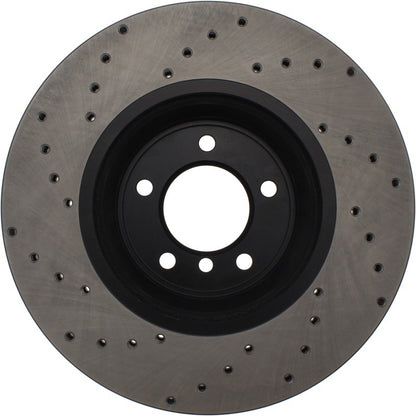 StopTech 07-13 BMW 3 Series Cryo Drilled Sport Left Front Rotor Stoptech
