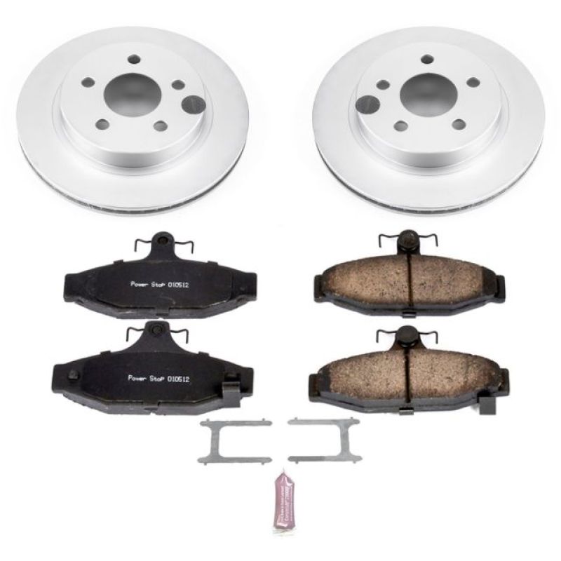 Power Stop 93-97 Chevrolet Camaro Rear Z17 Evolution Geomet Coated Brake Kit PowerStop