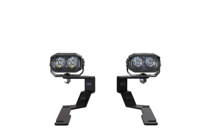 Morimoto 2Banger Ditch Light Kit: 15-20 Yukon (NCS White SAE Wide Beam)