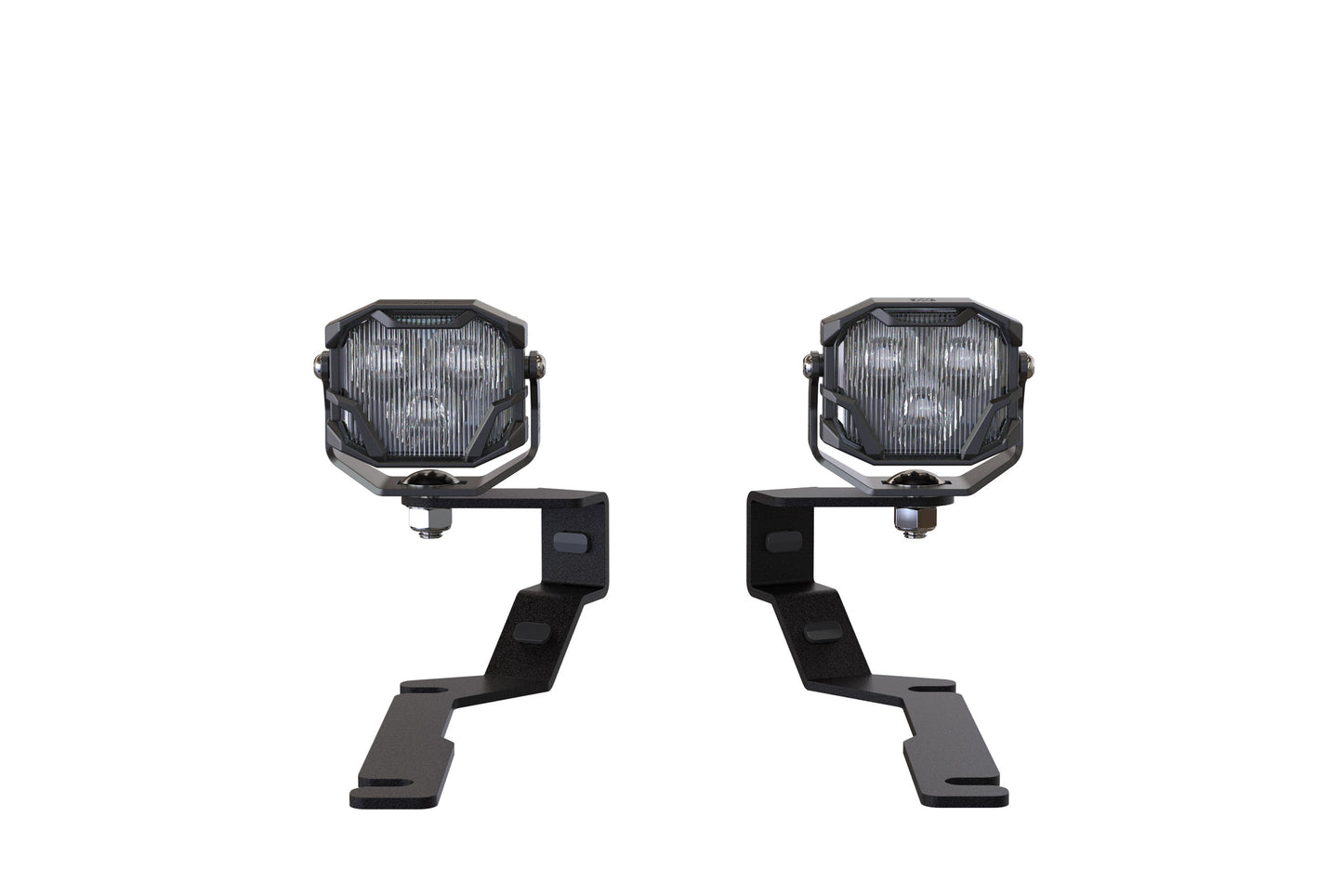 Morimoto 4Banger Ditch Light Kit: 15-20 Yukon (NCS Yellow SAE Wide Beam)