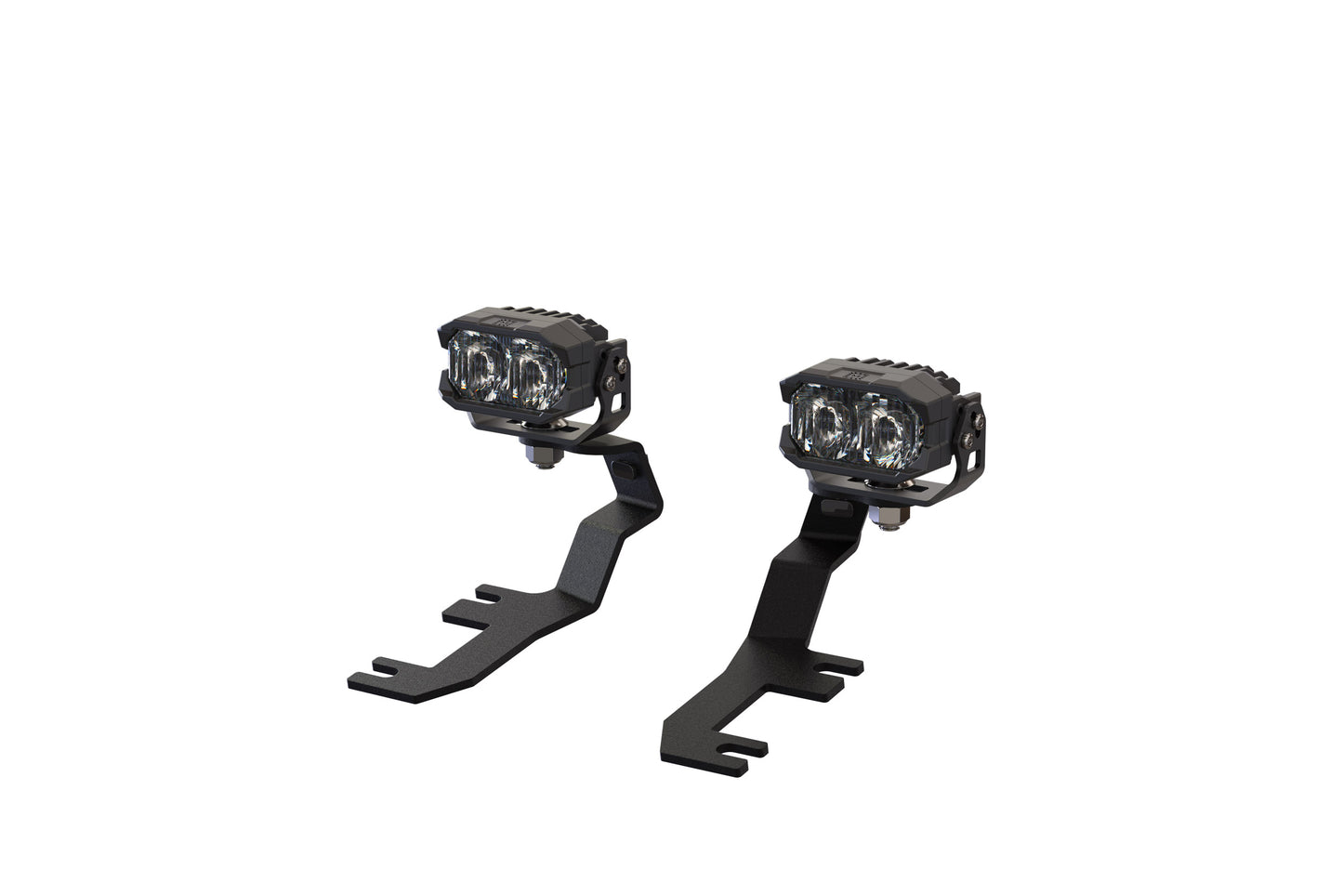 Morimoto 2Banger Ditch Light Kit: 15+ Canyon (HXB White SAE Wide Beam)