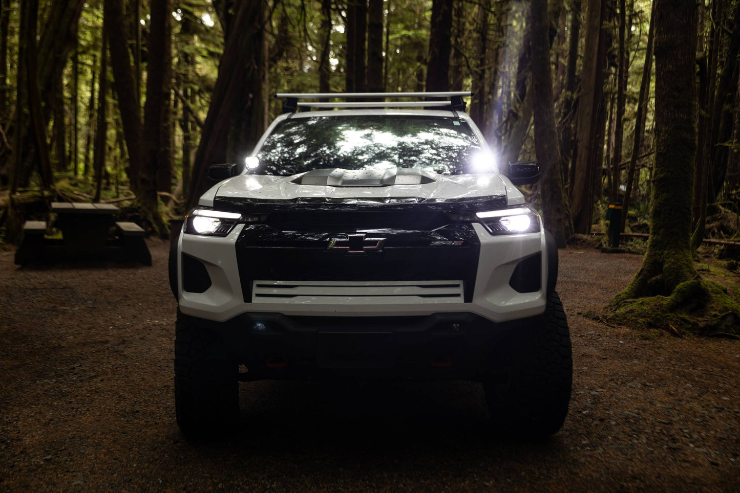 Morimoto 4Banger Ditch Light Kit: 15+ Colorado (NCS White SAE Wide Beam)