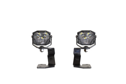 Morimoto 4Banger Ditch Light Kit: 03-10 Cayenne (NCS Yellow SAE Wide Beam)
