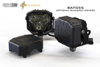 Morimoto 4Banger Ditch Light Kit: 03-10 Cayenne (NCS Yellow SAE Wide Beam)