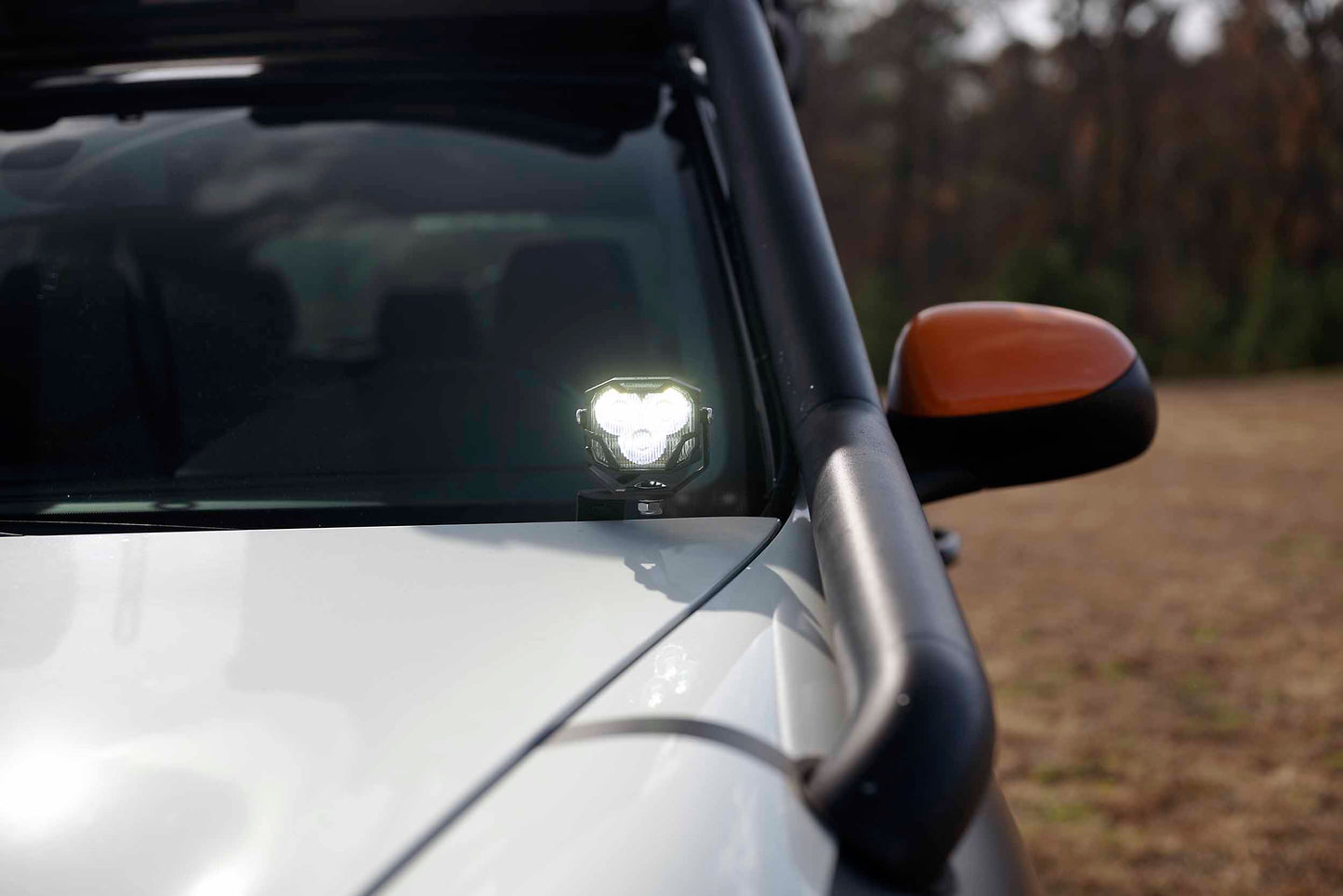 Morimoto 4Banger Ditch Light Kit: 03-10 Cayenne (NCS Yellow SAE Wide Beam)
