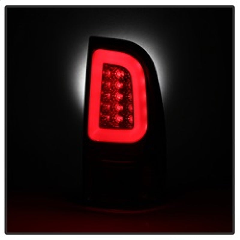 Spyder 08-16 Ford Super Duty F-250 V3 Light Bar LED Tail Lights - Red Clear (ALT-YD-FS07V3-LBLED-RC) SPYDER